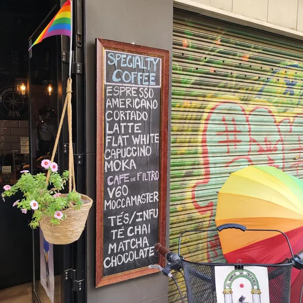 menu 0 of SUR Coffee Corner