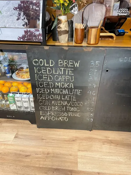 menu 1 of SUR Coffee Corner