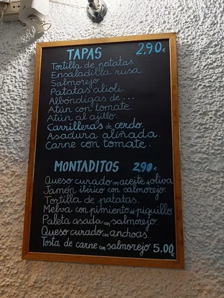 menu 0 of La casa del guarda - Huelva