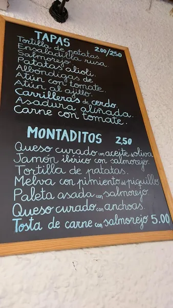 menu 1 of La casa del guarda - Huelva