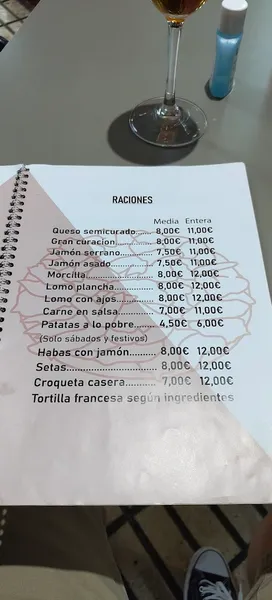 menu 0 of Casa Damián