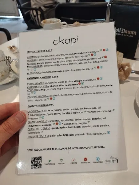 menu 0 of Café - Obrador OKAPI