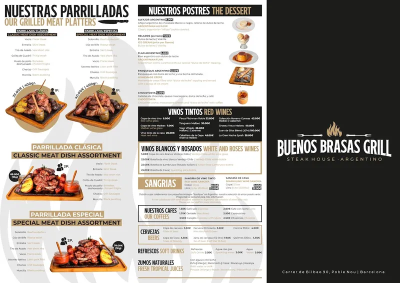 menu 0 of Buenos Brasas Grill