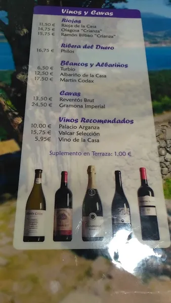 menu 1 of O´Rincon Galego
