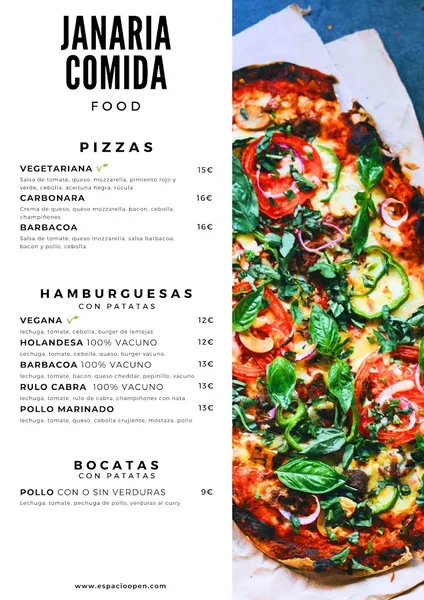 menu 0 of Jardín Secreto Bilbao