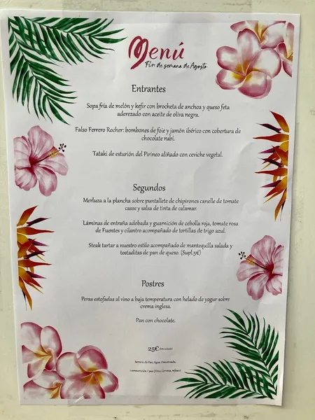 menu 0 of Restaurante Méli Mélo