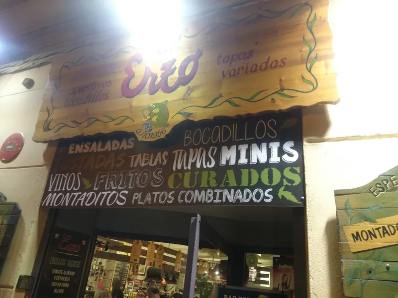 menu 1 of Bar Erzo - Tapas y montaditos en Zaragoza