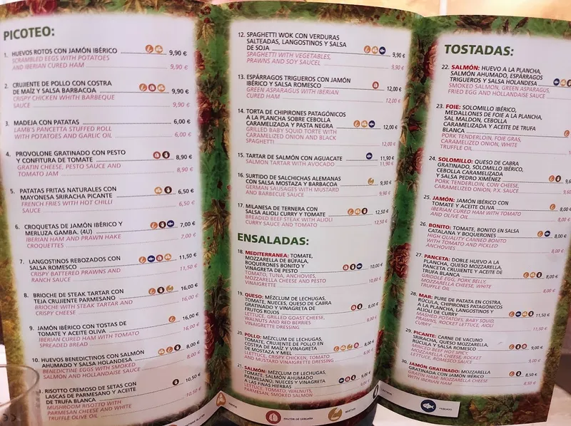menu 0 of Doña Tapa