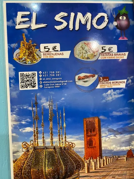 menu 1 of EL SIMO