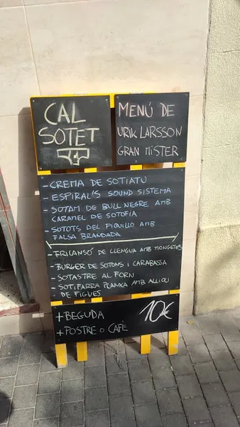menu 1 of La Nova Farga
