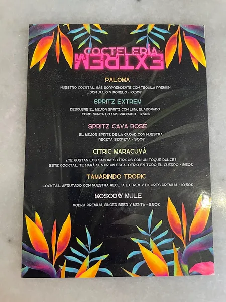 menu 0 of Extrem Gastro & Bakery