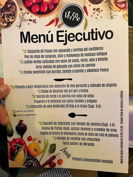 menu 2 of Bar restaurante Atípico
