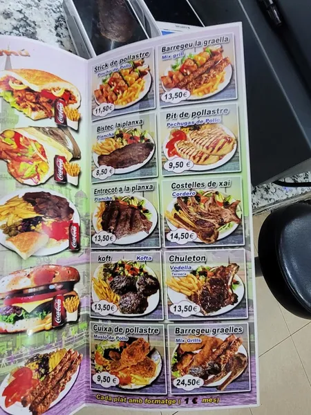 menu 2 of Baribar Istanbul Doner Kebab