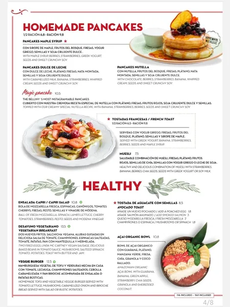 menu 0 of Belliny - Brunch Born
