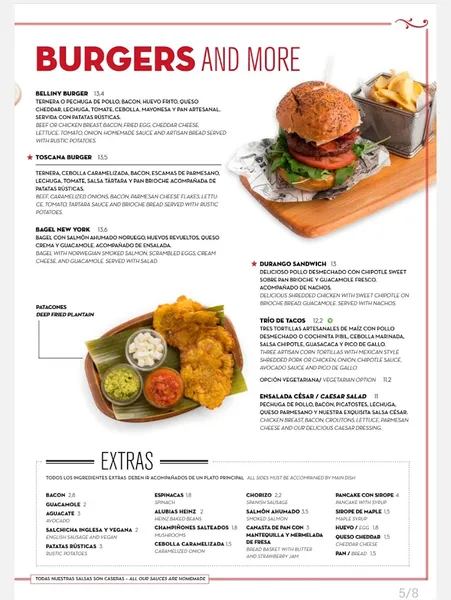 menu 1 of Belliny - Brunch Born