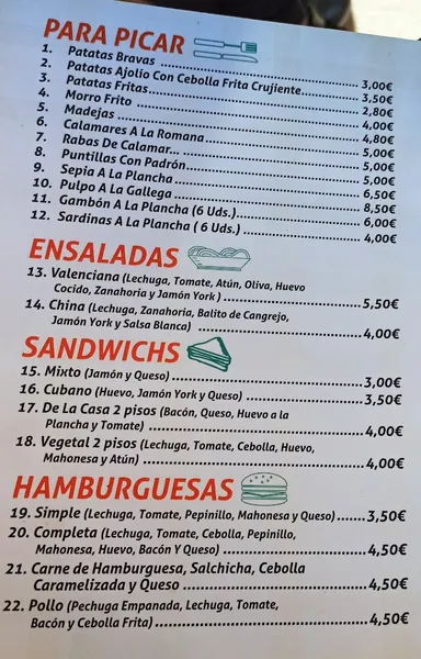menu 0 of Elfos