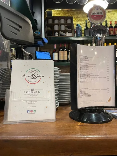 menu 1 of ACQUA&FARINA