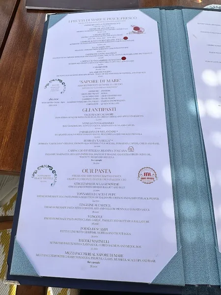 menu 1 of Velissima Barcelona