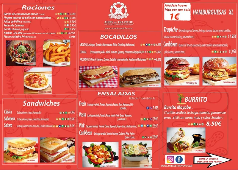 menu 0 of Aires de Trapiche