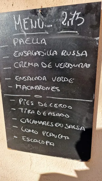 menu 2 of Restaurante Casa Trampa