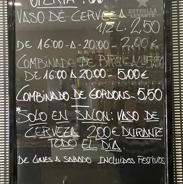 menu 2 of Casa Carmo