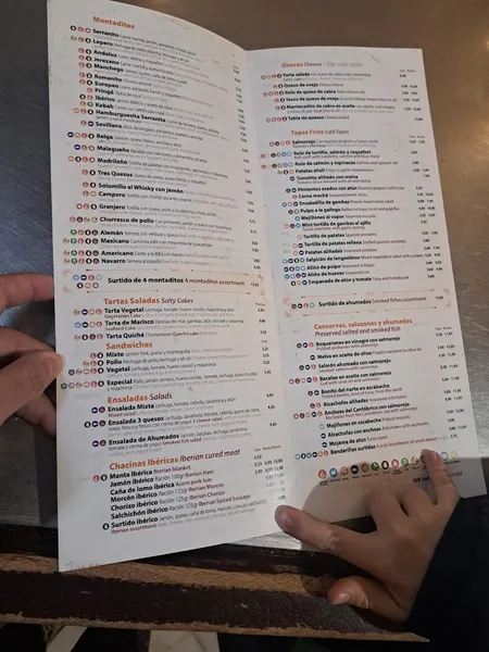 menu 1 of Patio San Eloy