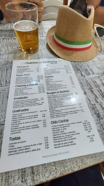 menu 2 of Restaurante Realcázar