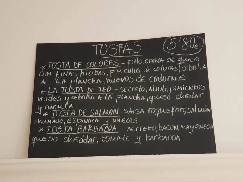 menu 2 of Natural Café