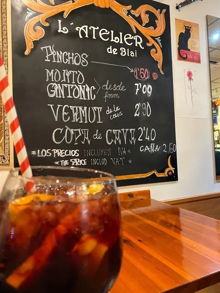 menu 0 of L'Atelier de Blai