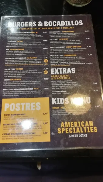 menu 0 of Chivuo's - Poblenou