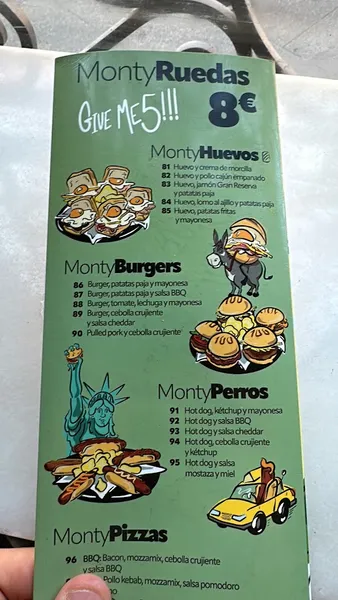 menu 0 of 100 Montaditos
