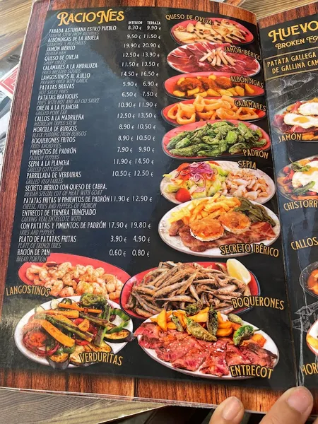 menu 2 of Taberna La Española