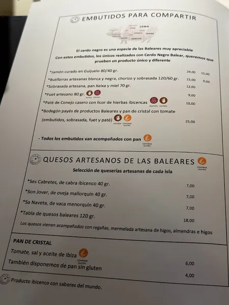 menu 2 of Sa Brisa Restaurante en El Retiro