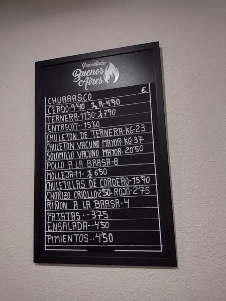 menu 1 of Parrillada Buenos Aires