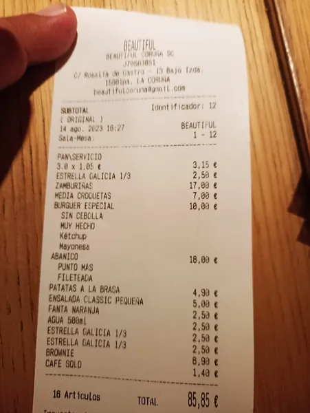 menu 1 of Beautiful parrilla