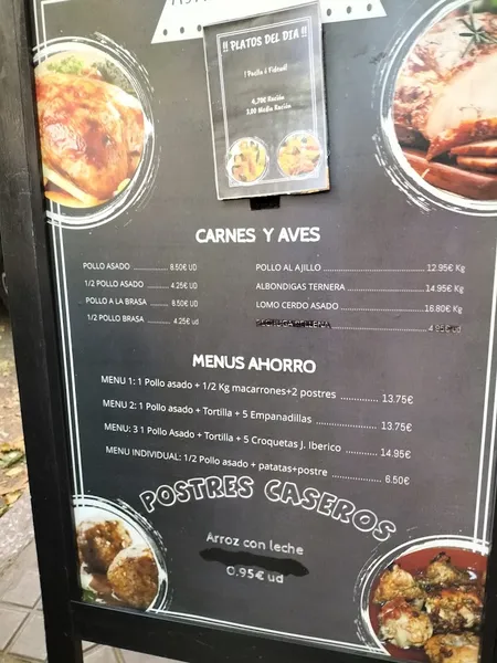 menu 0 of Asador Málaga