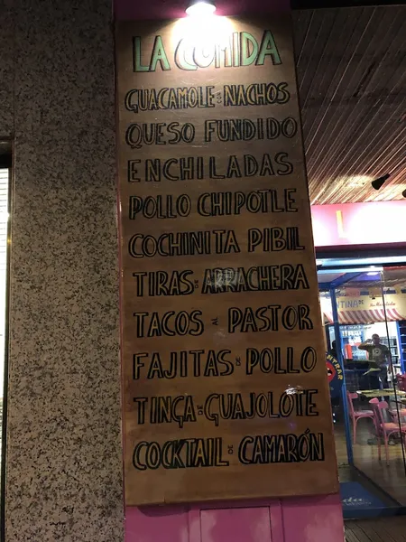 menu 2 of La Mordida