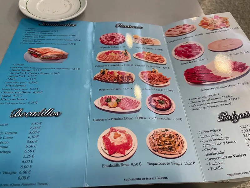 menu 2 of Trébol
