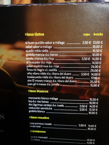 menu 0 of Gaetana Ristorante Italiano
