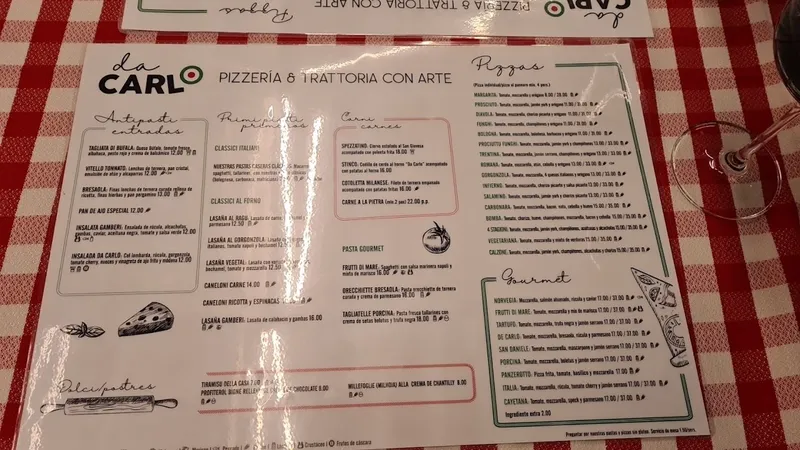 menu 1 of Gaetana Ristorante Italiano