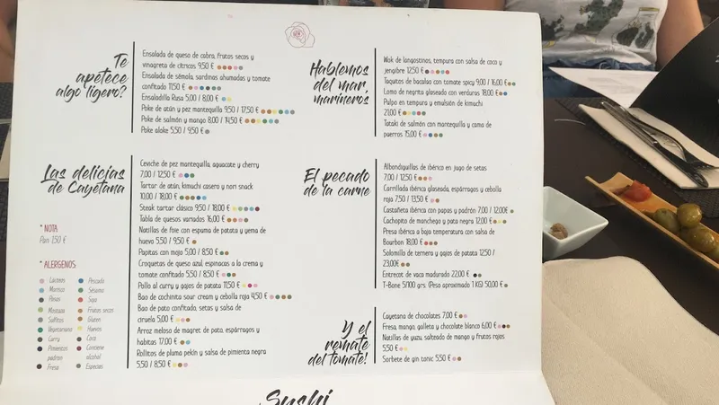 menu 2 of Gaetana Ristorante Italiano