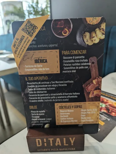menu 1 of DITALY