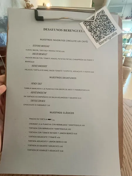 menu 0 of Restaurante Berenguela