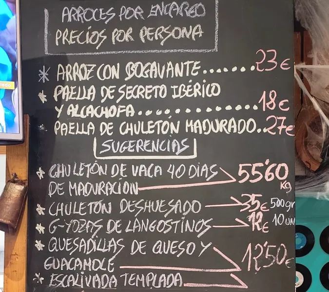 menu 2 of Los 60 Gastro Bar