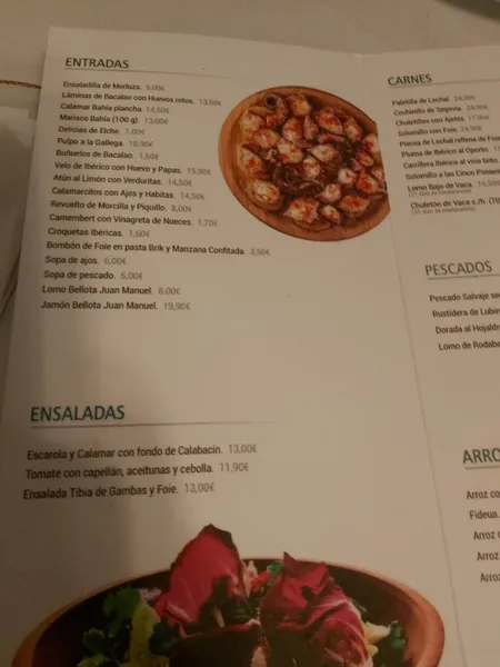 menu 1 of restaurante en elche Asador Ilicitano