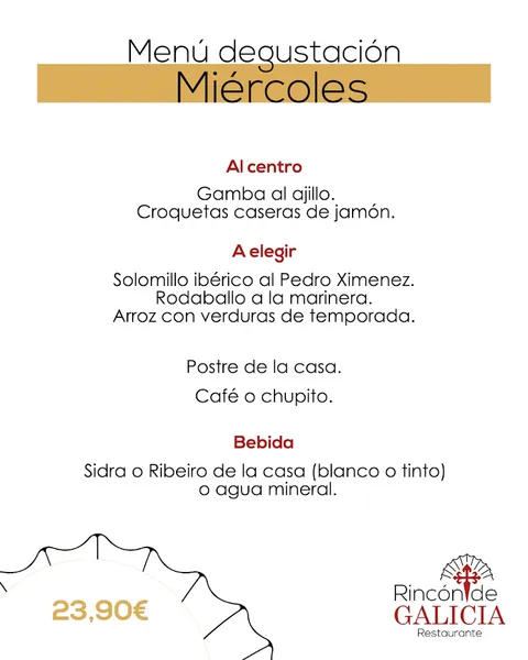 menu 1 of Rincón de Galicia Restaurante