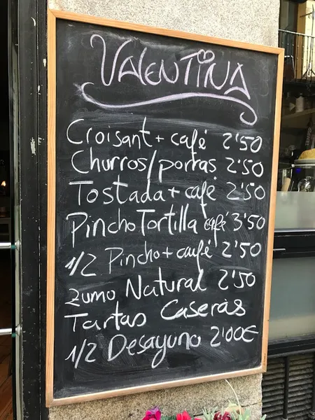 menu 0 of Café-Bar Valentina