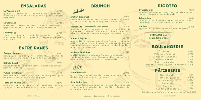 menu 0 of L'Adoré
