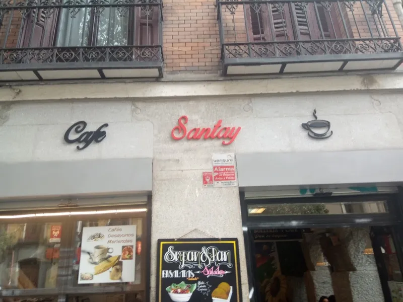 menu 2 of Café Santay