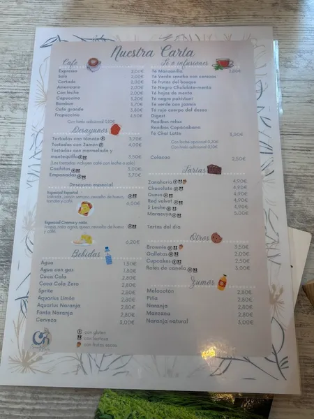menu 1 of Crema y Nata S.L